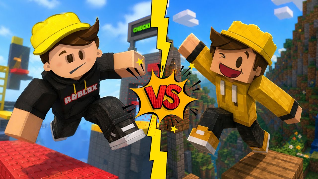 ROBLOX VS MINECRAFT - YouTube