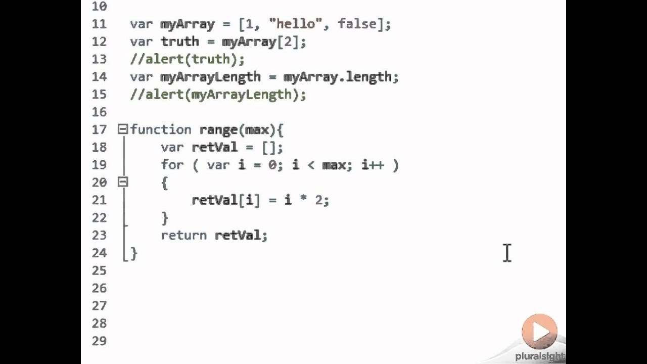 javascript create array with 4 elements