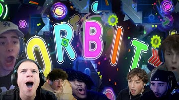 Every Youtuber/Streamer react to Orbit by Mindcap and more | Geometry Dash