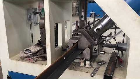 Hole punching, Cnc hole punching, ANGLE PUNCHING MACHINE-Angle, C channel, Structural steel section