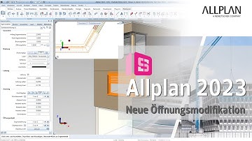 ALLPLAN 2023 Neue Öffnungsmodifikation