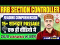 RRB SECTION CONTROLLER MARATHON 2026 | READING COMPREHENSION MARATHON | RRB SECTION CONTROLLER 2026