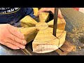 Wood turning tools   how a talented woodworker turns wasted wood into something real amazing