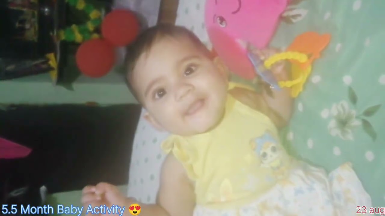 5.5 Month Baby Activity 😍| 