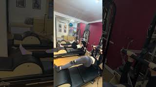 Reformer tower X Spine Corrector #pilatestraining #pilatesworkout #pilateslovers