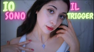 4K ASMR | IO SONO IL TRIGGER (sussurri, suoni della pelle, suoni dei capelli, mouth sounds)