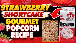 Strawberry Popcorn Recipe in the Kettle Corn Machine