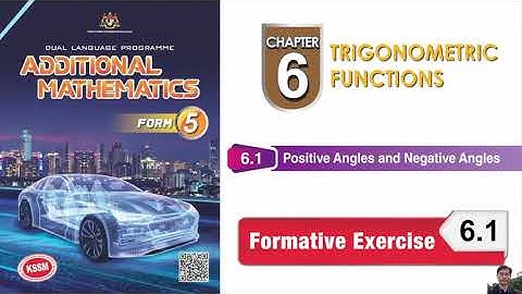 Formative Exercise 6.1 - AddMath Form 5 Chapter 6