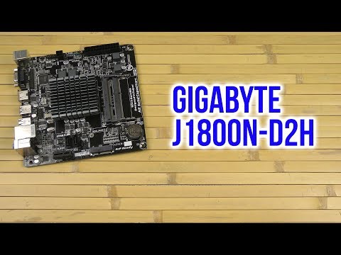 Распаковка Gigabyte GA-J1800N-D2H