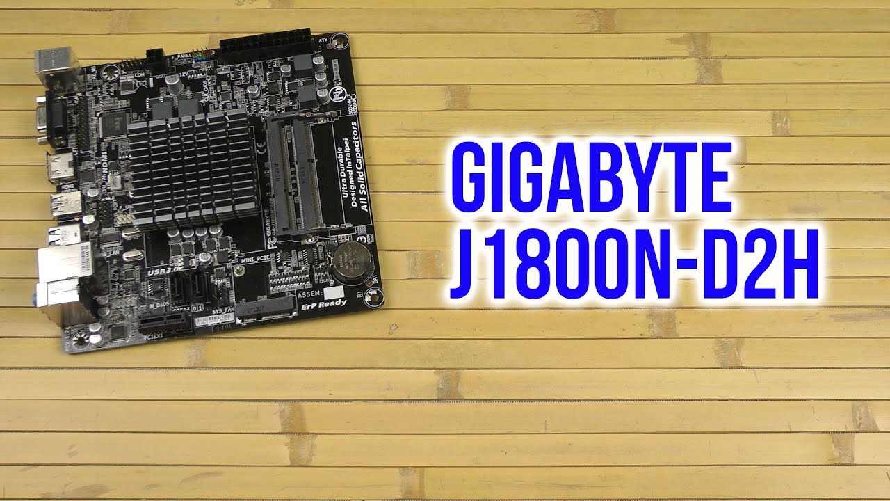 Распаковка Gigabyte GAJ1800ND2H YouTube