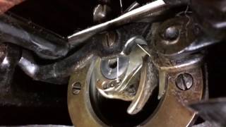 Singer Improved Manufacturing Sewing Machine ~ Hook Action in Slow Motion