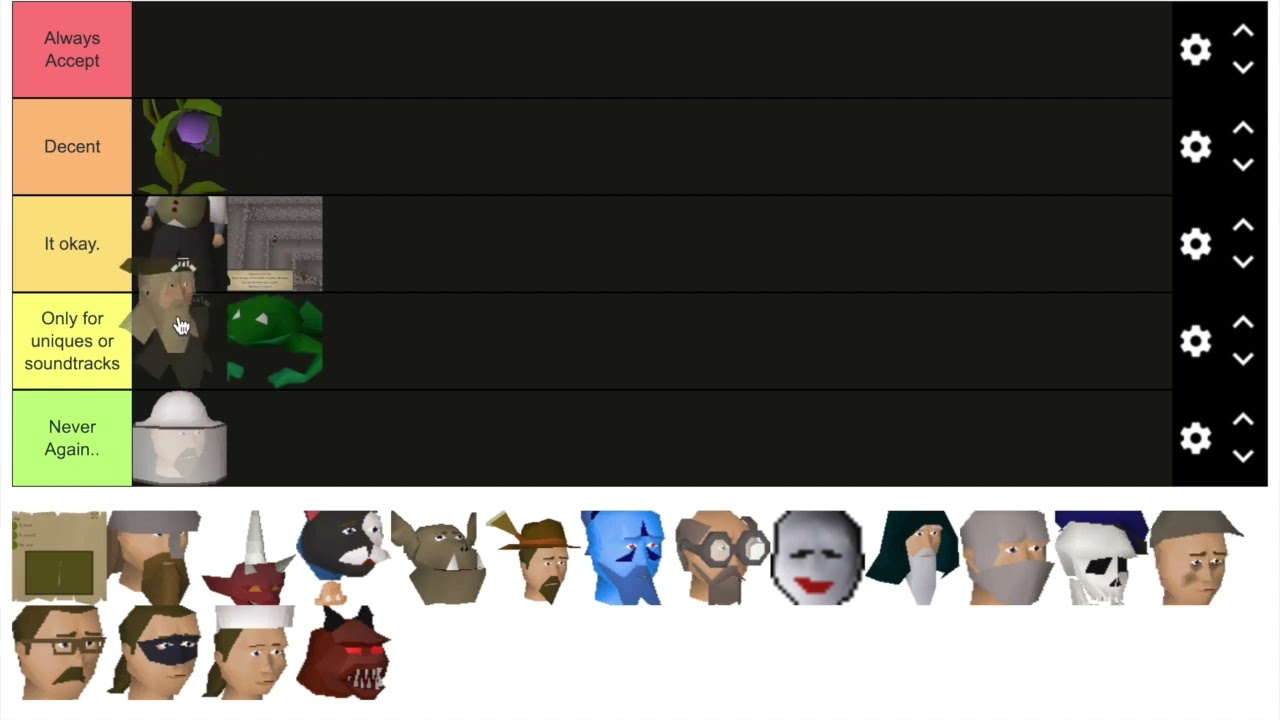 Create a ASTD - Rumbling Event Tier List - TierMaker