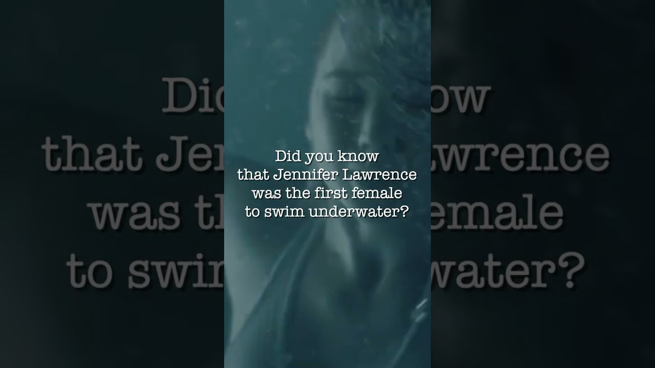 Guarda Jennifer Lawrence Was The First Female To Swim Underwater su YouTube Guarda Jennifer Lawrence Was The First Female To Swim Underwater su YouTube