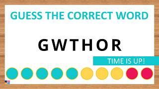 Guess the Correct Word! Unscramble in Record Time! 6 Letters | Agent Quiz screenshot 3