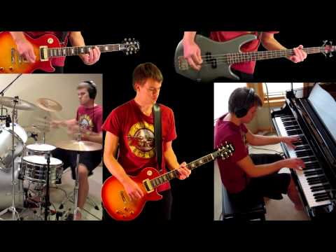 14 Years Guns N' Roses Guitar Bass Piano Drum Cover