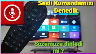 Sesli kumanda | Sesle kontrol-Sesli komut | Air kumanda-Mikrofonlu kumanda-Air kumanda-Voice control Resimi