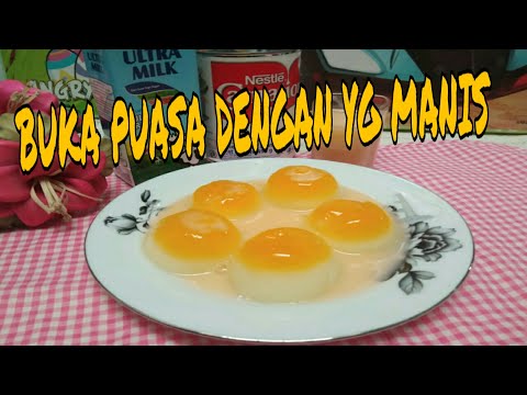 PUDING TELUR BERBUKA PUASA DENGAN YANG MANIS - Makan Enak