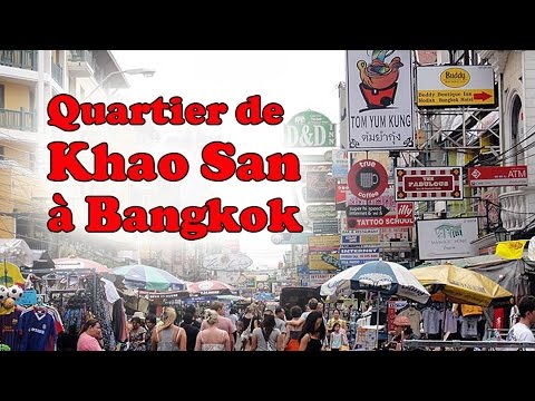 Bangkok : quartier de Khao San Road