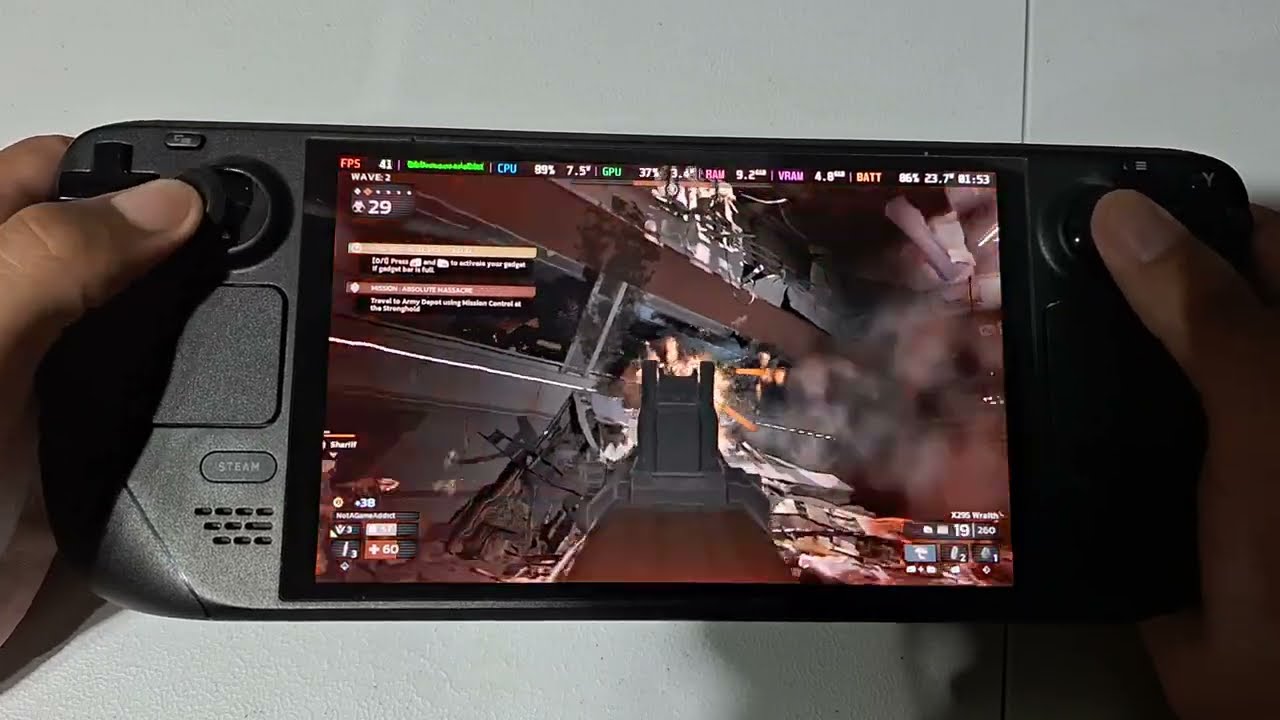 Steam Deck OLED / Killing Floor 3 / FPS Boost with Lossless Scaling Plugin / Multiplayer