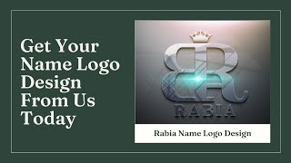 Rabia name logo design | Rabia name monogram logo design | logo design tutorial by Majestic Life 234 views 1 year ago 6 minutes, 1 second