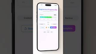 🌈 SwiftUI Segmented Progress Bar – Animated & Customizable