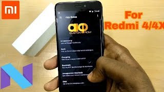 Xiaomi Redmi 4/4X- AICP ROM(7.1.2)(Volte)