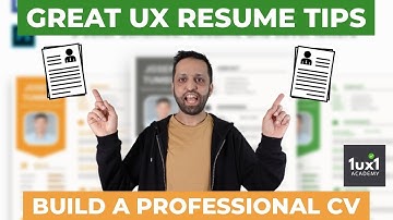 UX Design Resume CV Tips for Beginners with No Experience