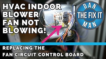 HVAC INDOOR BLOWER FAN NOT WORKING - FAN WON