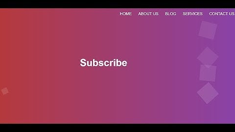 how to create animated background for website with html & css ,no javascript no jquery
