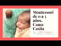 Habitación Montessori de 0 a 3 años - CAMA CASITA MONTESSORI