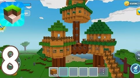 MiniCraft: Blocky Craft 2022 - Tree House 2 -  Gameplay Walkthrough Part 8 (iOS, Android)