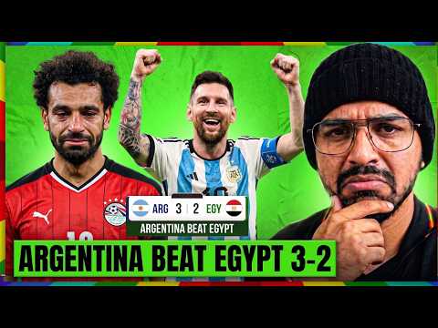 Argentina vs Egypt 3-2 | Messi is UNREAL!