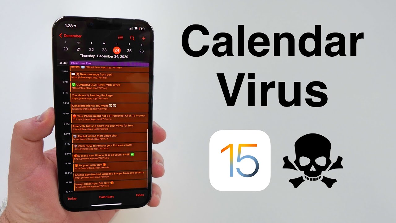 (iOS 15) iPhone Calendar Virus? How to Get Rid of It! YouTube