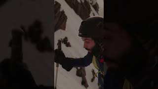 Ski mountaineer climbs in epic sunset in the Dents du Midi | VAUDE shorts