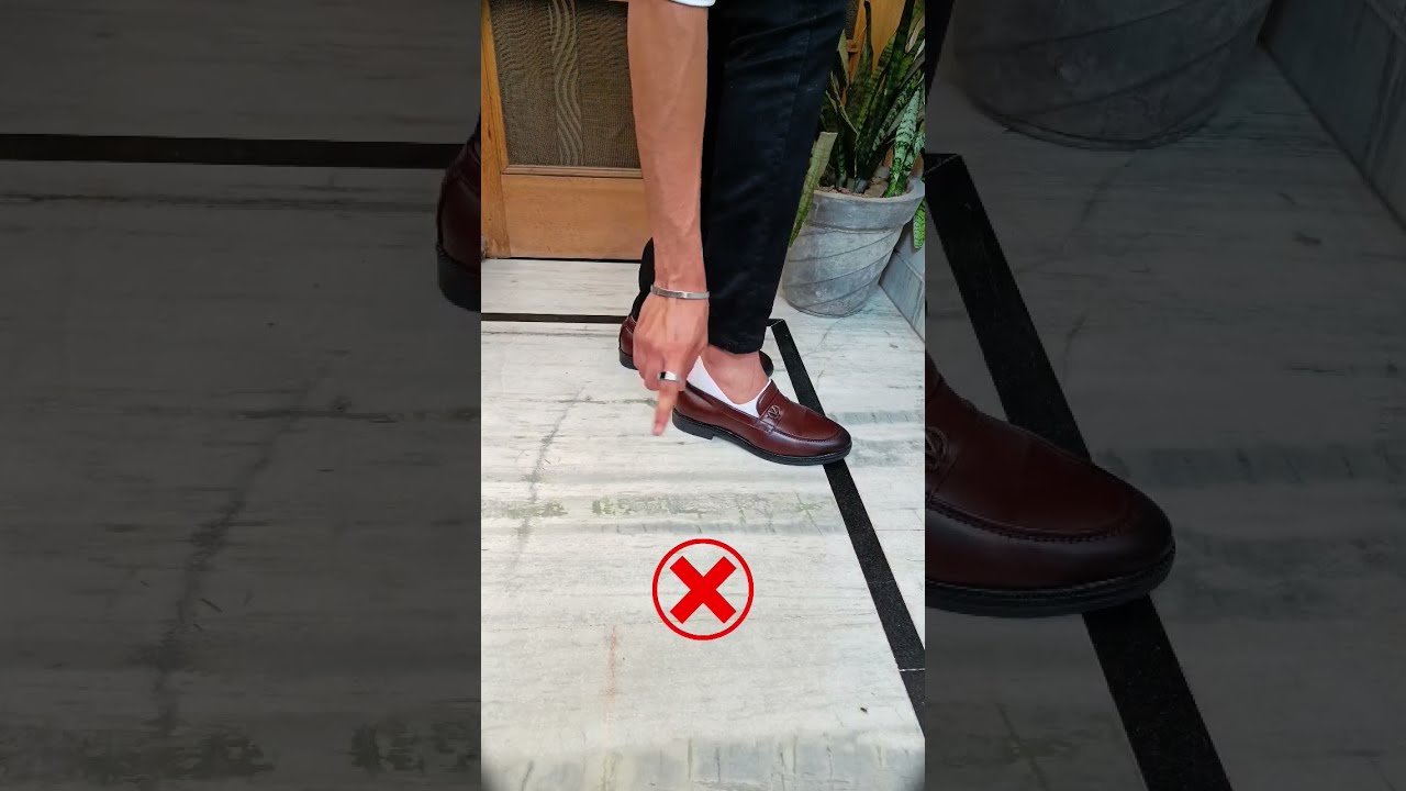 How To Wear Loafer Without Damaging It Youtube Shorts Staystylish Youtubeshort Shoes Formal