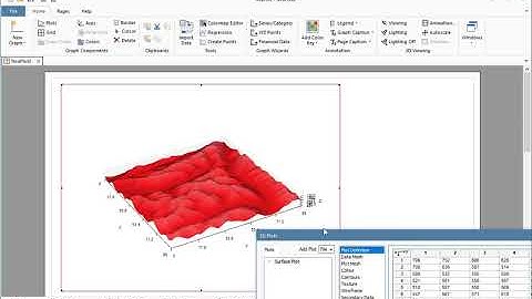 Getting started with TeraPlot Graphing Software - Creating a 3D Tabular Plot