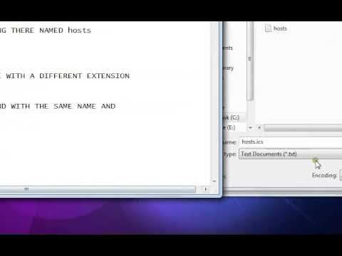 How to block a website using notepad - YouTube