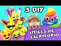 3 DIY School SUPPLIES EMOJIS - REGRESO A CLASES - ORGANIZADOR EMOJIS | Manualidades aPasos