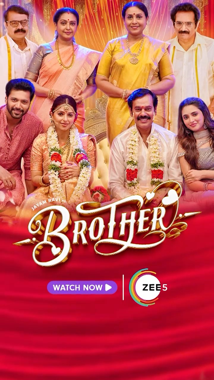 Jayam Ravi about Brother movie on ZEE5 | Priyanka Mohan | Bhumika Chawla | Watch Now