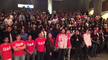 Kevin Snyder speaking for UT Dallas Fraternity and Sorority Leaders: 20th Anniversary Convocation!