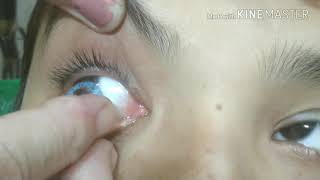 How To Apply Contact Lenses ( HINDI)Easy and Simple