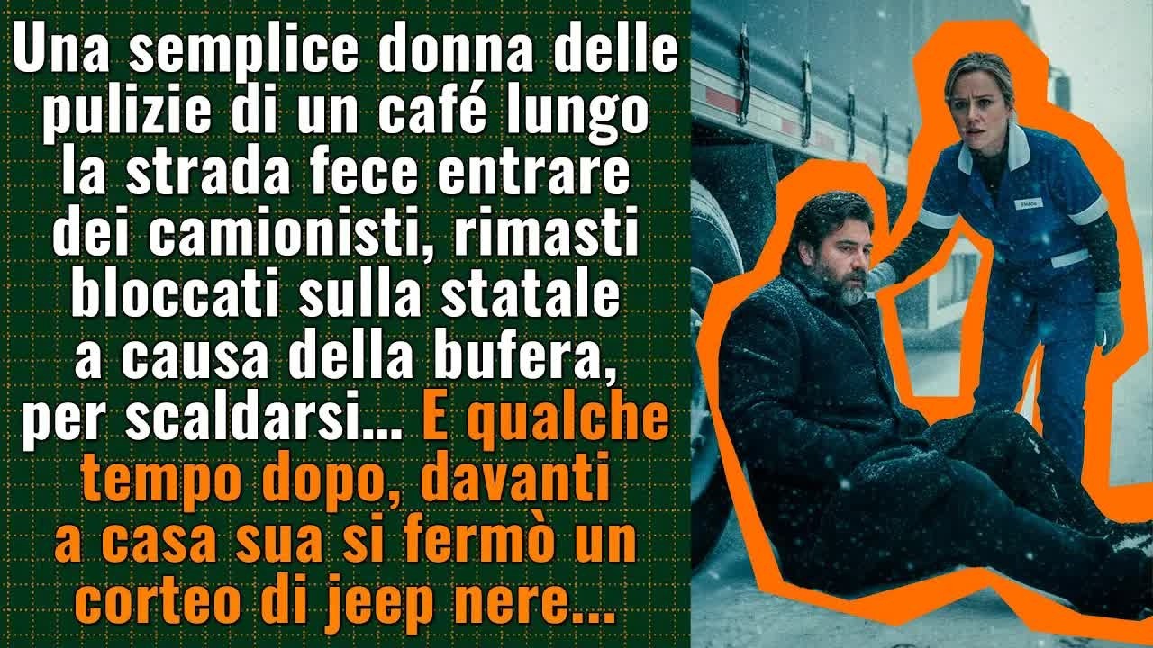 Donna delle pulizie fece entrare dei camionisti per scaldarsi  Poi, un corteo si fermò a casa su