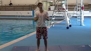 Using Your Arms for a Pike Save in Diving