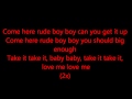 Rude Boy - Rihanna [Lyrics/HD]