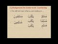 Learn Arabic - Lesson 1 Arabic Grammar for Understanding the Quran