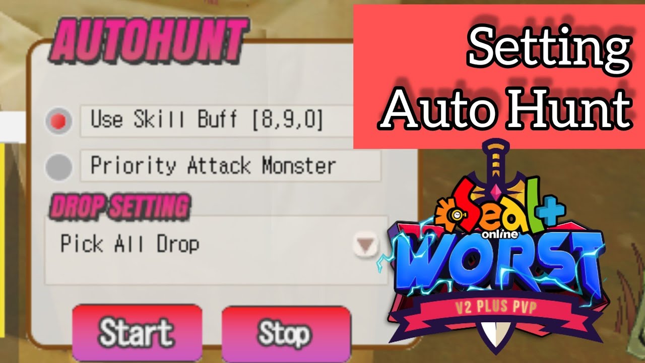 (Seal Worst Generation V2) SETTING AUTO HUNT DETAIL !!! GRATISAN ! #