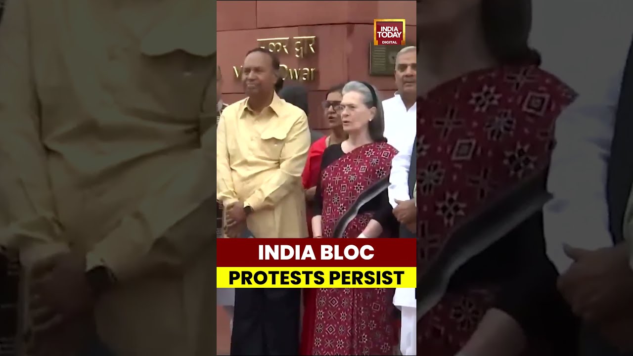 We Are Protecting The Constitution INDIA Bloc Continues Protest Rahul Gandhi Vs ECI India Today
