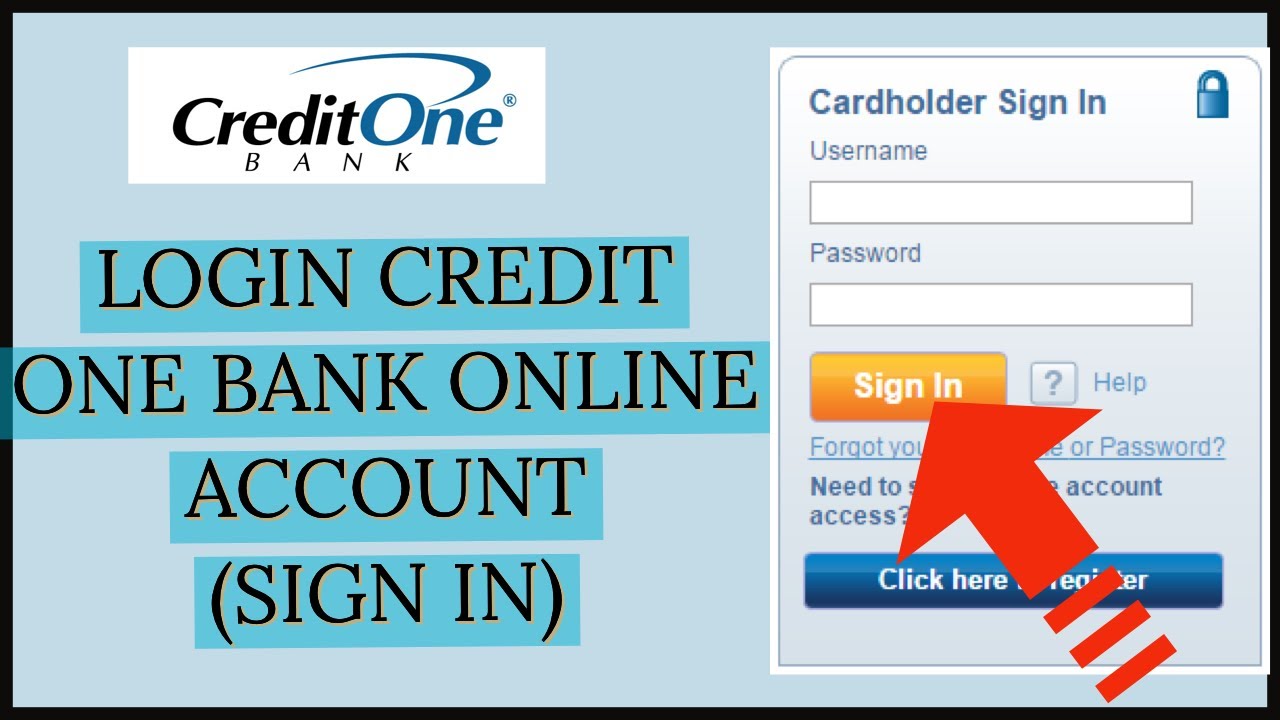 how-to-login-credit-one-bank-online-banking-account-credit-one-bank