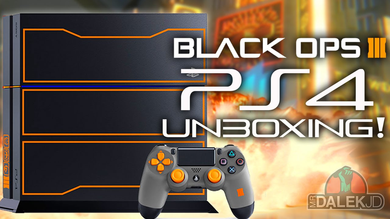 Call of Duty Black Ops 3   Limited Edition 1TB PS4 Unboxing   YouTube