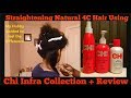 💥Straightening Natural 4C Hair Using the Chi Infra Collection + Review💥